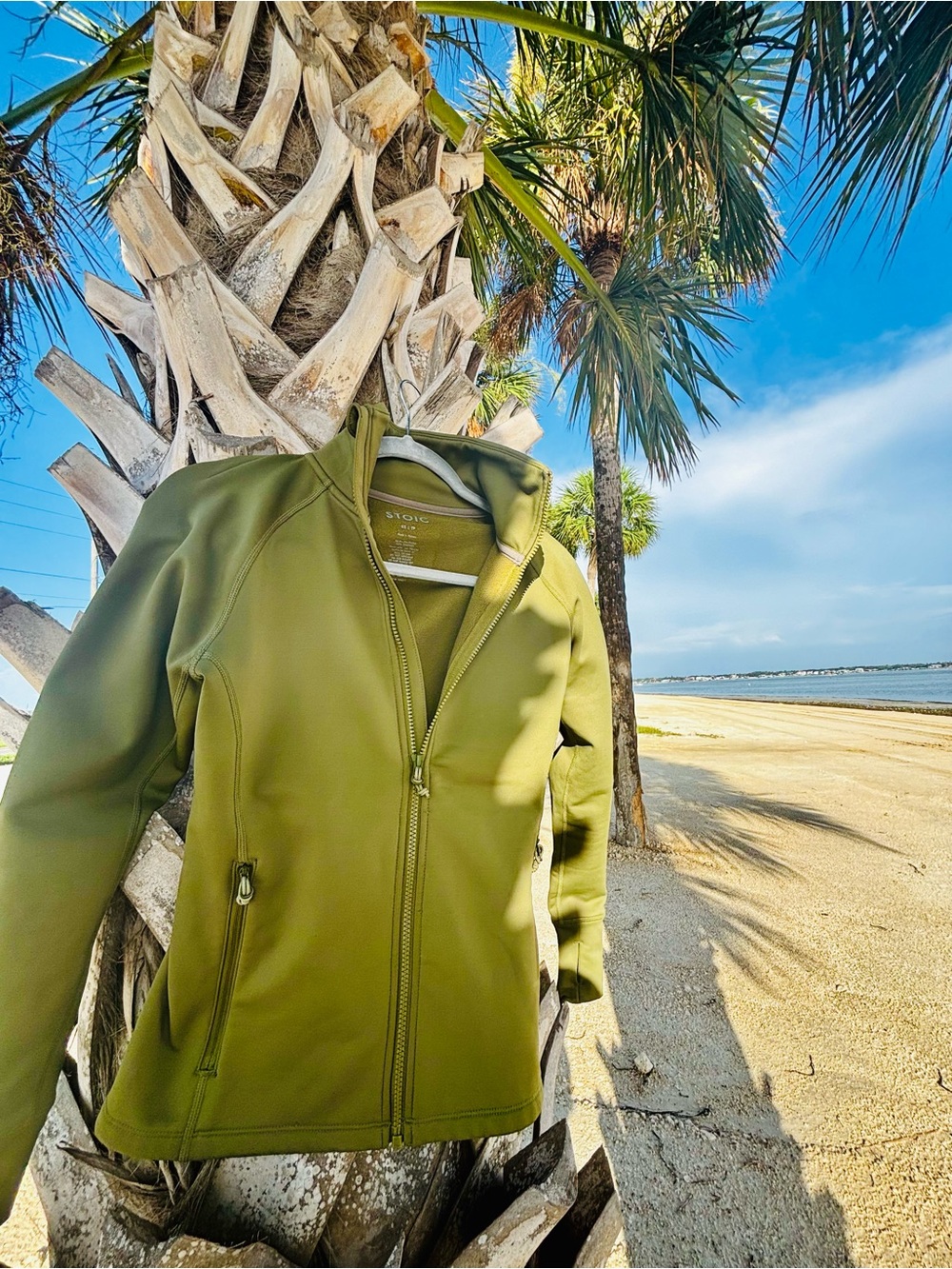 Stoic Women’s Olive Utility Full-Zip Jacket by